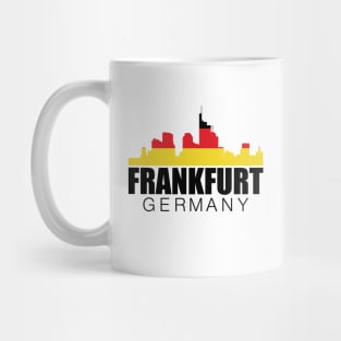 Skyline Frankfurt Germany Flag Mug